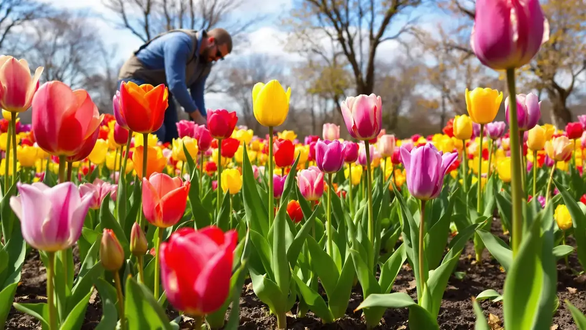 De onfeilbare truc van tuinders om je tulpen tweemaal te laten bloeien