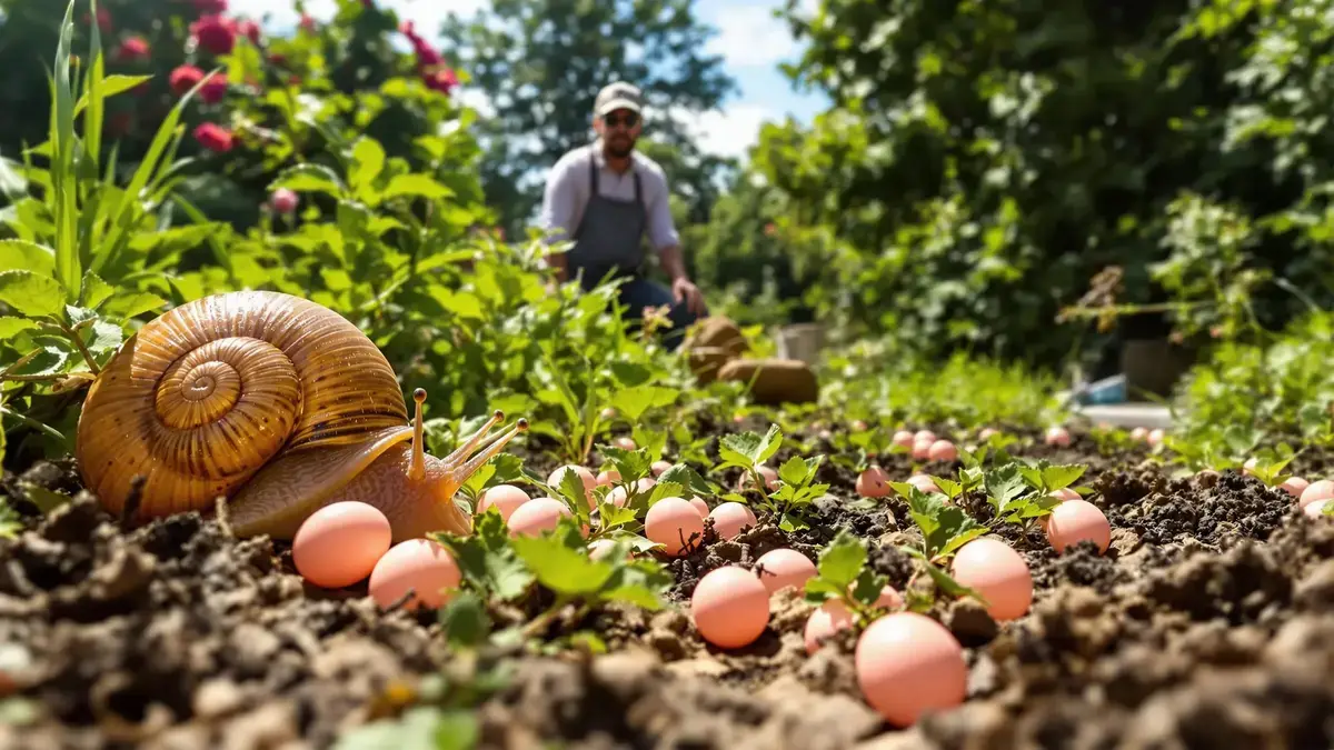 Deze onverwachte roze eieren in de tuinen signaleren een opkomend gevaar