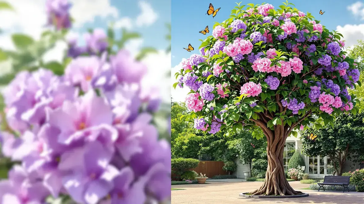 Een verbluffende tuin in recordtijd dankzij deze boom die elke dag meerdere centimeters groeit