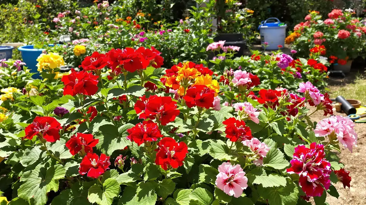 Geraniums in de put: een simpele truc voor veel mooiere bloemen dan die van je buren