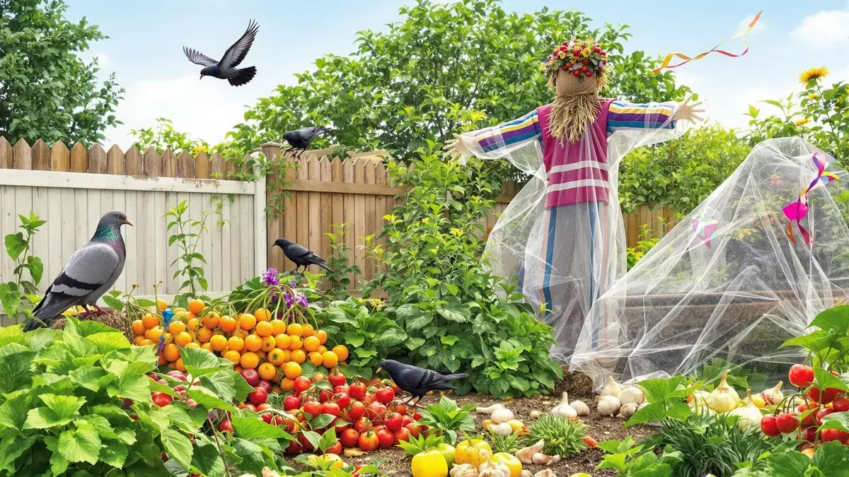 Herken de vogels die uw groenten bedreigen en ontdek methoden om ze te verjagen