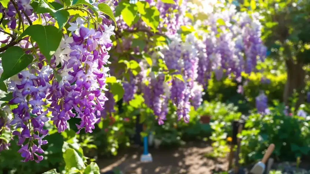 Het is het perfecte moment om je blauwe regen te planten en te profiteren van een indrukwekkende bloei
