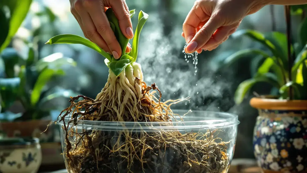 Kun je echt de luchtwortels van orchideeën knippen